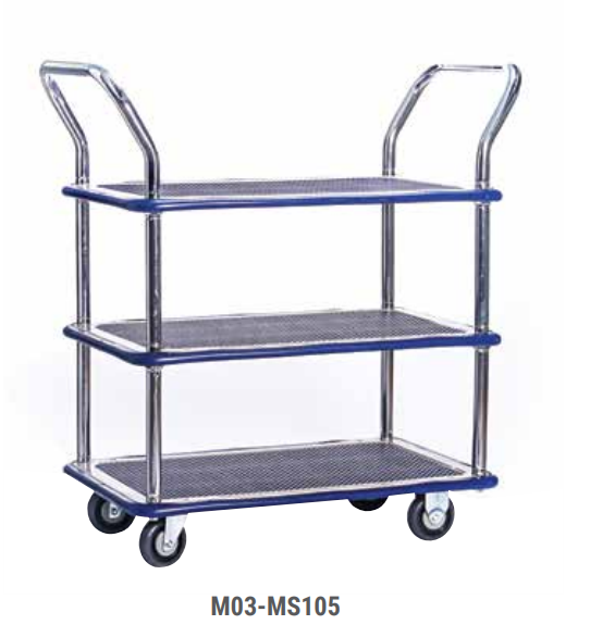 MYSTAR DOUBLE HANDLE TRIPLE DECKER (3 TIER + 2 HANDLE)
