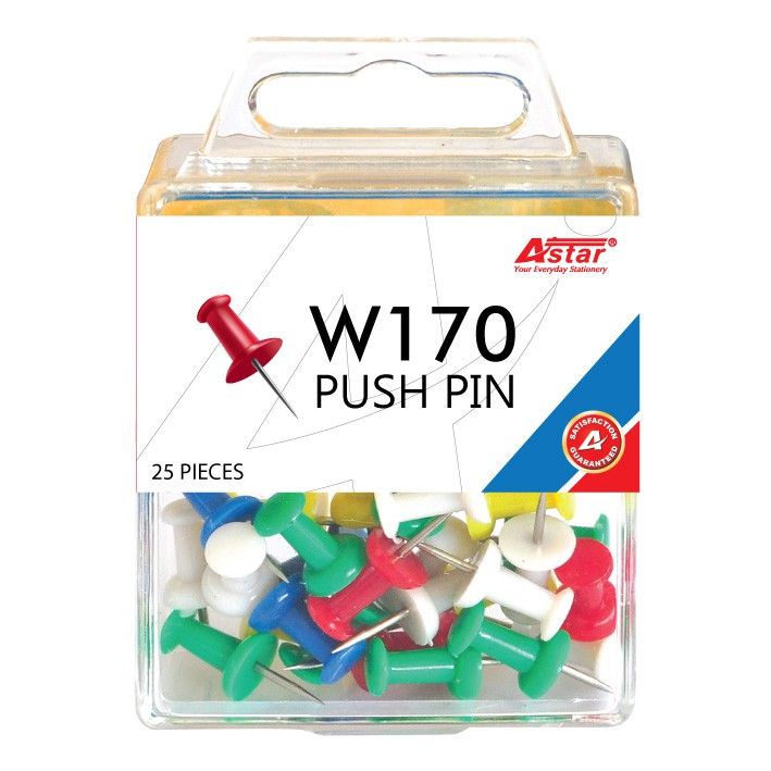 ASTAR SQUARE PUSH PIN NO. 170 (25 PCS / BOX)