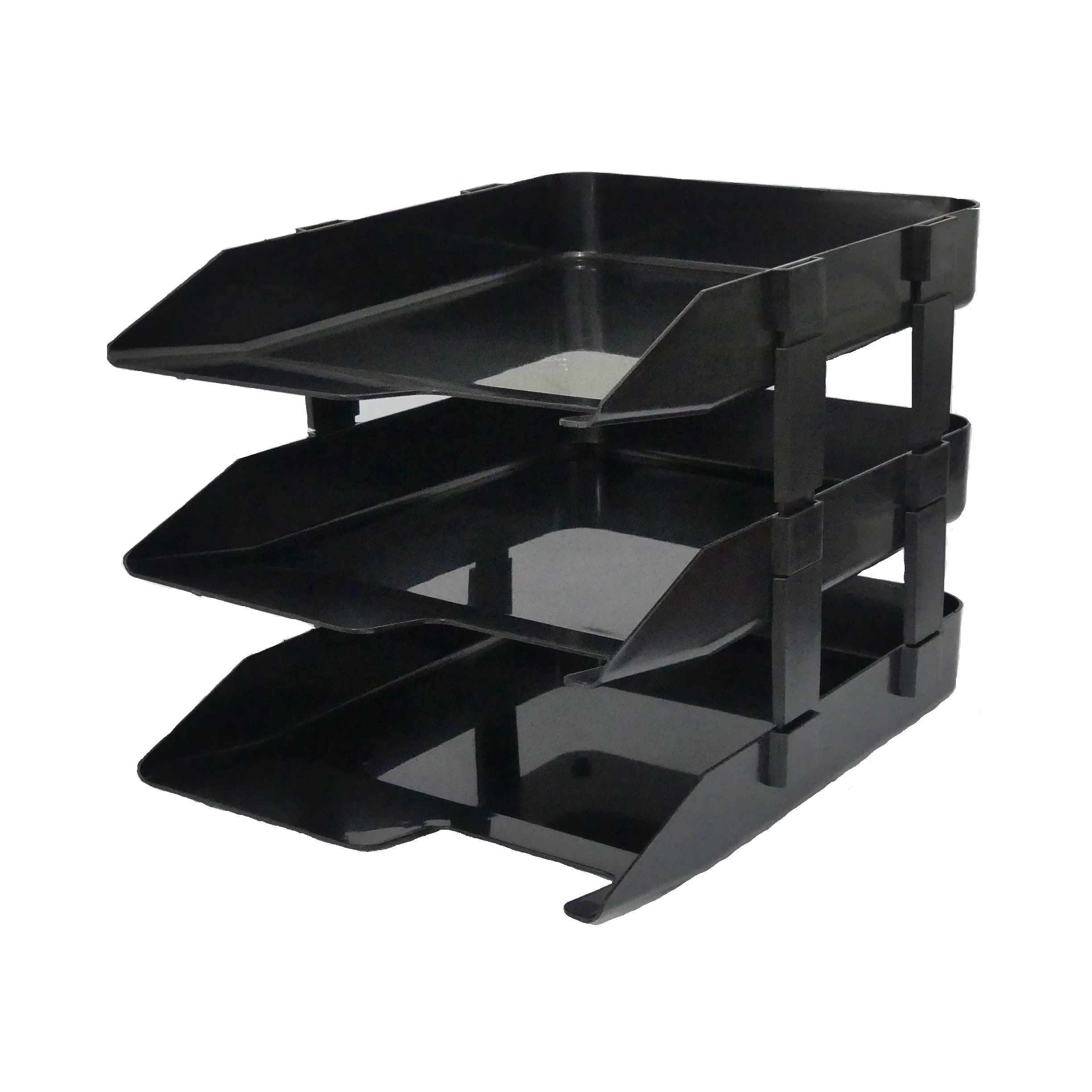 Document Tray 3 Tier Plastic