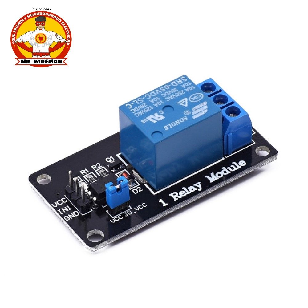 5V 1 Channel Relay Module Shield with Optocoupler Relay Output 1 Way Relay
