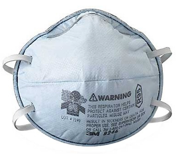 3M™ PARTICULATE RESPIRATOR 8246, P2/R95, WITH NUISANCE LEVEL ACID GAS RELIEF, 20EA/BOX, 6 BOXES/CASE ID 7000008671UPC 18801230602151