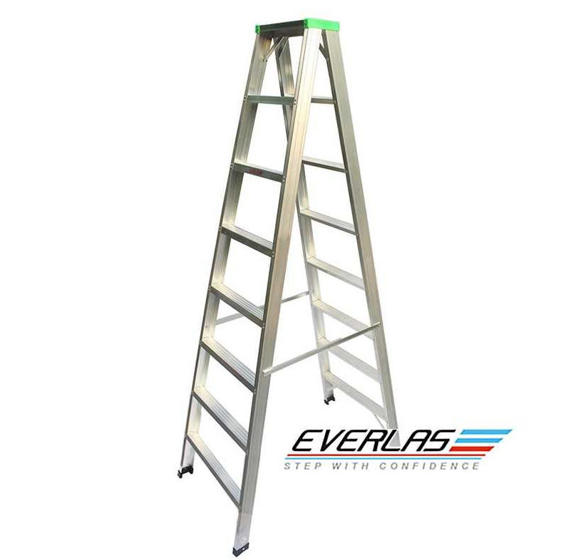 Everlas DS08 8 Steps Heavy Duty Foldable Aluminium Double Sided