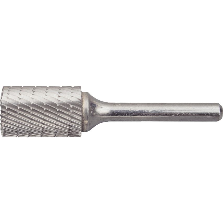 Kennedy Carbide Burr, Uncoated, Chipbreaker, 6.0mm, Cylindrical End Cut