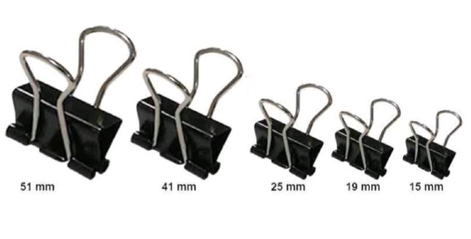 Binder clip size 19mm (12pcs/box)