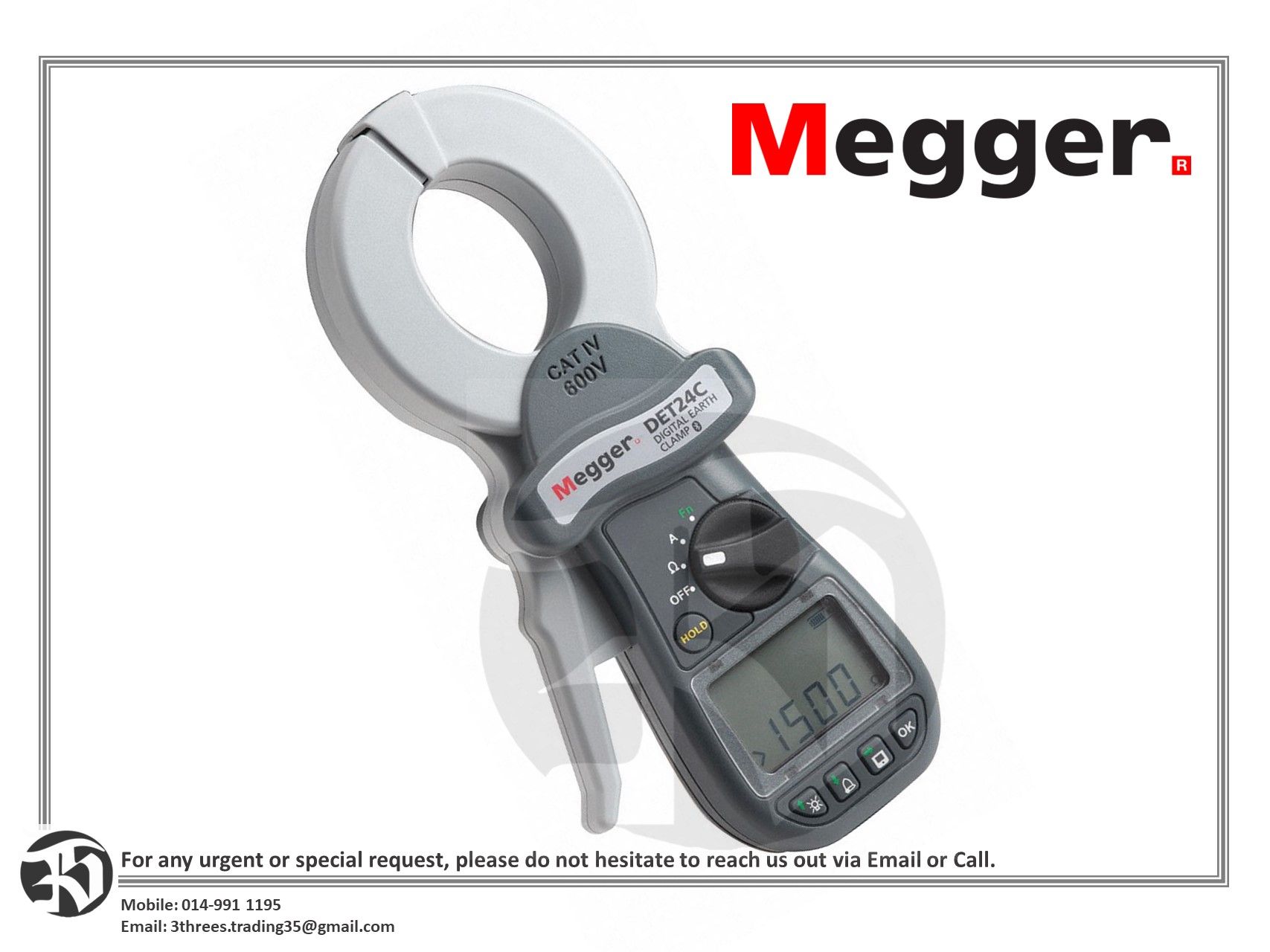 MEGGER-Earth Tester-DET24C