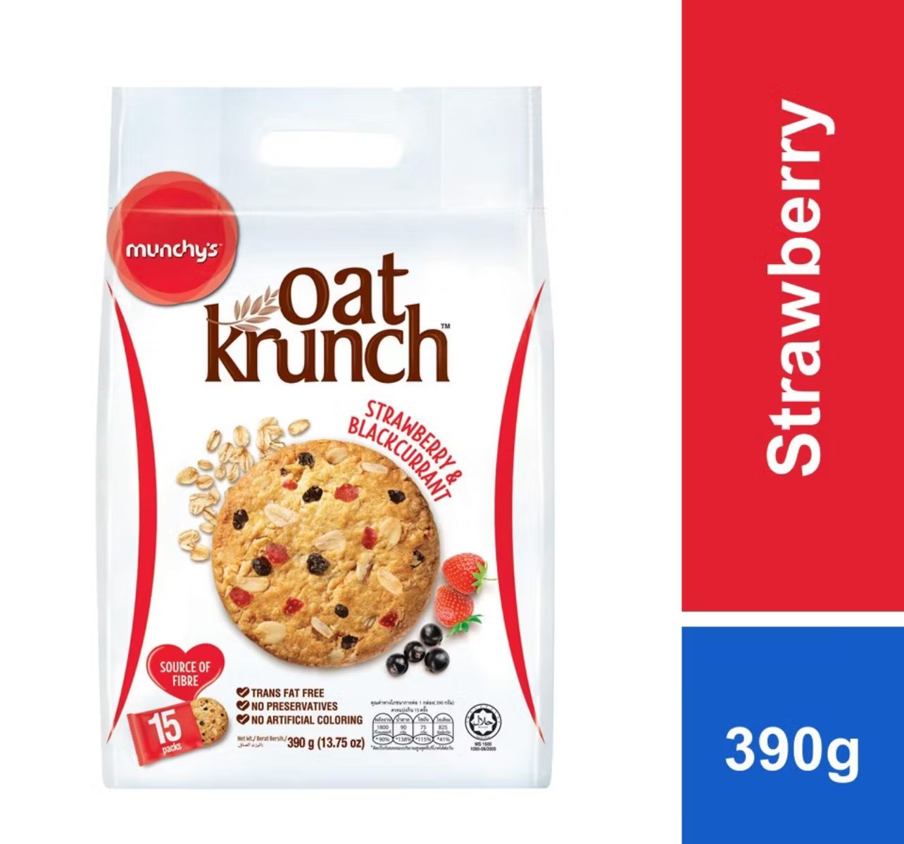 Munchys Munchy's Oat Krunch Biscuit (390g) (strawberry)