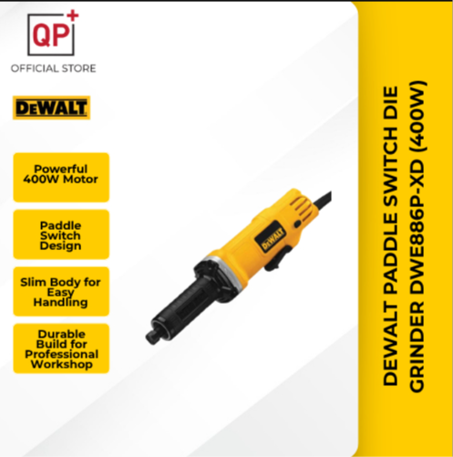 DEWALT PADDLE SWITCH DIE GRINDER DWE886P-XD (400W) l PENGISAR l 研磨机-DIE GRINDER