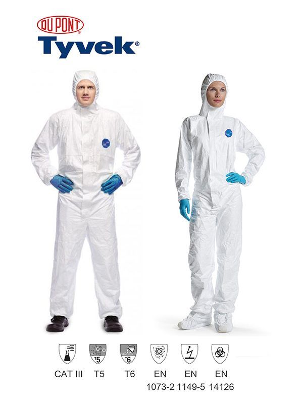 Dupont Tyvek 400 Barrierman Disposable Coverall - M