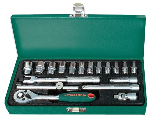 JONNESWAY 18PCS 1/4" DR. SOCKET SET