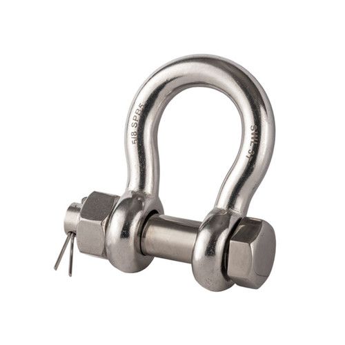(1Pc) BST HG6209 Bow Screw Pin Shackle With Load Cert & Safety Tag