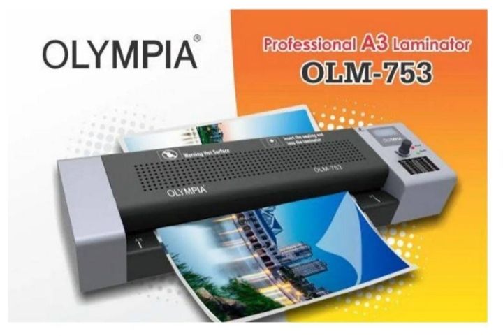 Olympia Laminator Laminate A3 Machine OLM-753