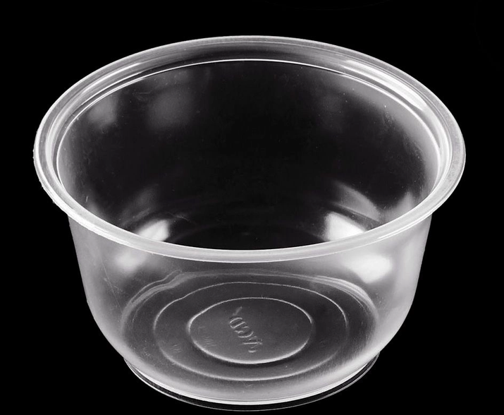 QP BOWL 5" DISPOSABLE PP PLASTIC 523MM (50PCS) (CLEAR)