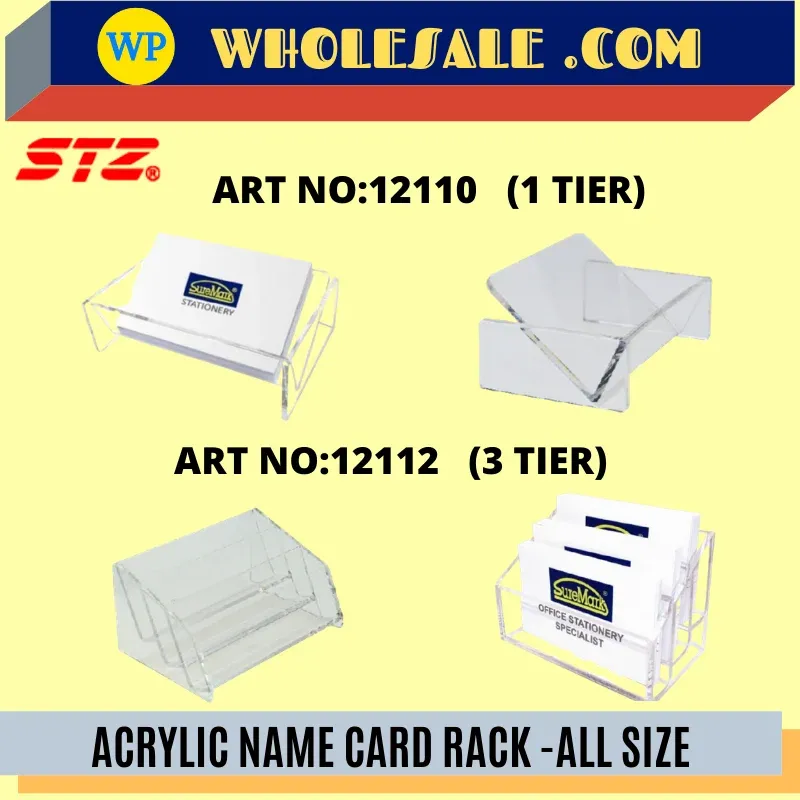ACRYLIC NAME CARD RACK -ALL SIZE /STZ /Acrylic /Name Card Holder /Name Card Rack /Arcylic Name Card Rack