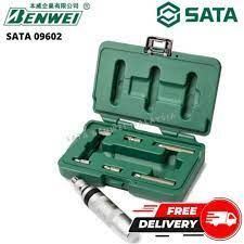 SATA IMPACT SCREWDRIVER SET WITH SLOTTED BITS AND PHILLIPS BITS / SATA 09602 8PCS SATA IMPACT SCREWDRIVER SET / SATA TOOLS