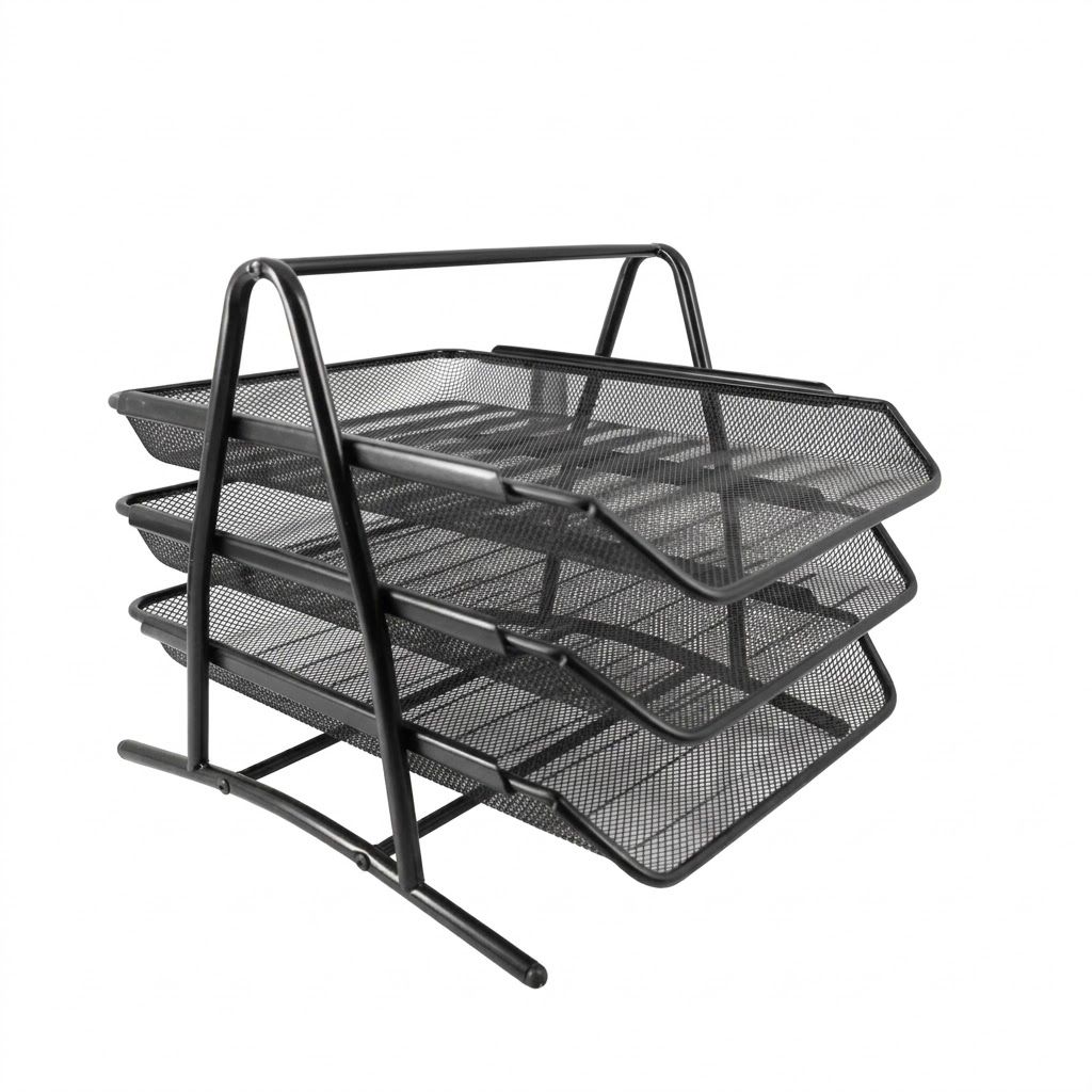 3 LAYER METAL DOCUMENT TRAY /Okada /Ding Li /Document Tray /Tray /Metal Document Tray /Metal Tray /3 Layer Metal Document Tray