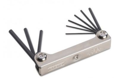 *Proto 9 Pc Folding Hex Key Set 4978