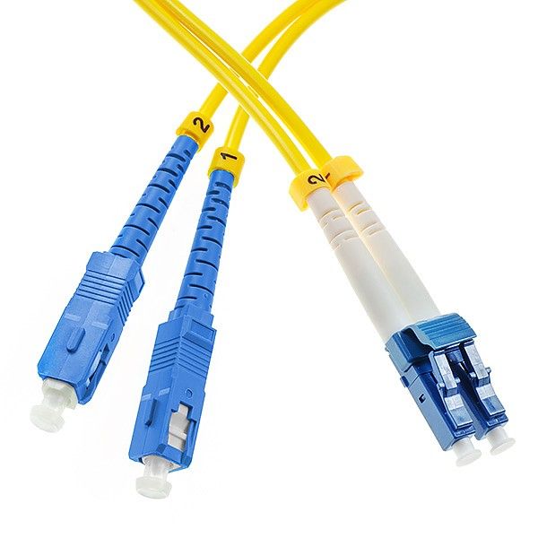 FIBER CORD PATCH SC/UPC  LC/UPC (SM) 5M