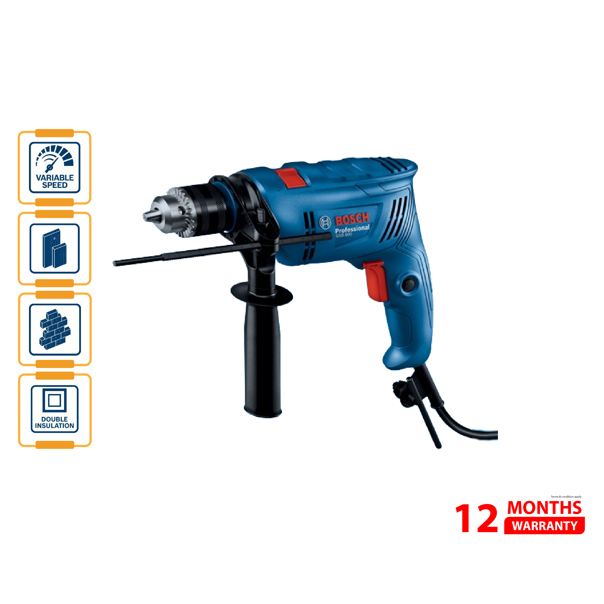 BOSCH GSB 600 Impact Drill - 06011A03L0