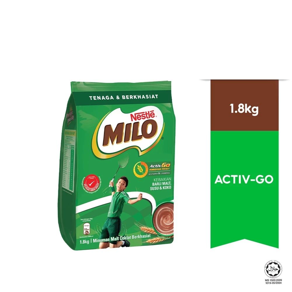 NESTLE Milo Activ-Go HCL2.0 1.8kg (Halal)