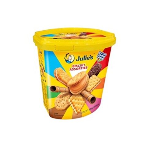 JULIE'S ASSORTED BISCUIT 530GM TIN