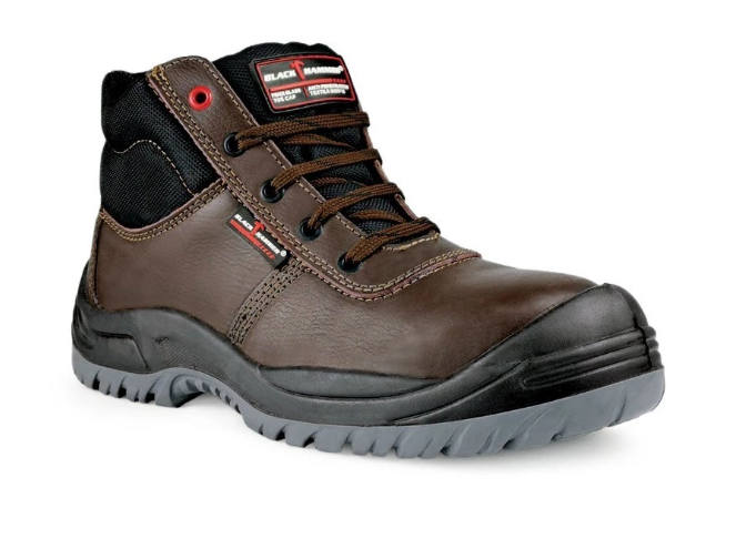 Black Hammer Mid-cut Lace Up - Brown (EU 39-44)