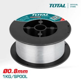TOTAL Flux-cored Welding Wire (0.8mm), 1kg / Spool, Low Spatter, Stable Arc, Easy Slag Removal, Good Bead - TEWSFC081001