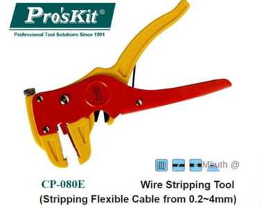 PRO’SKIT WIRE STRIPPING TOOL(CABLE FROM 0.2~4MM) CP-080E
