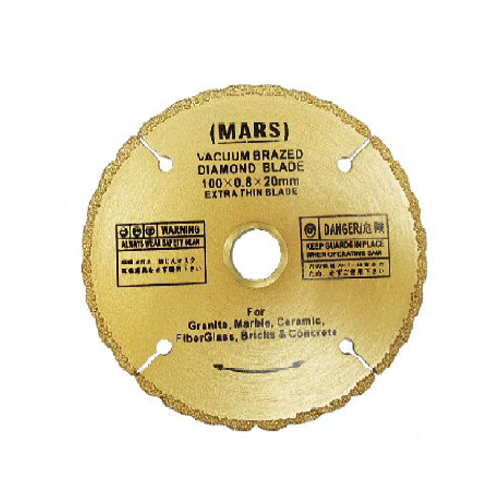 MARS Super Sharp Vacuum Brazed Diamond Cutting Wheel- Dry And Wet