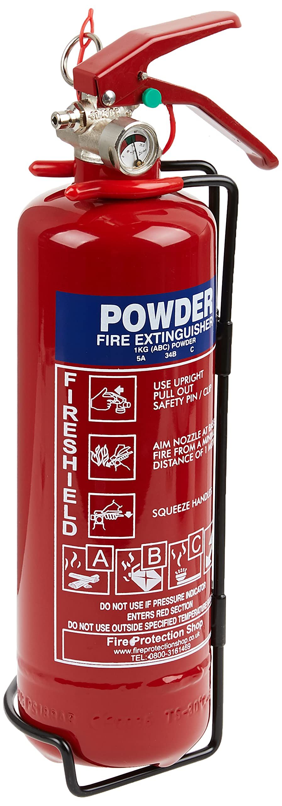 1kg ABC Dry Powder Portable Fire Extinguisher
