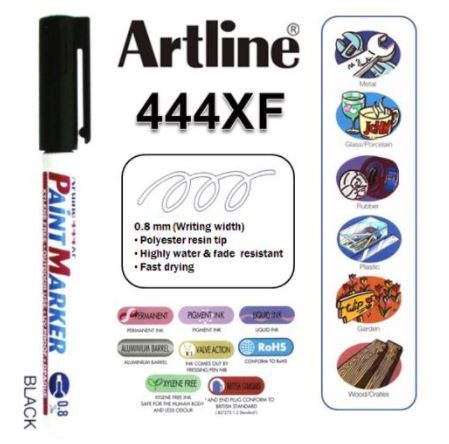Artline Permanent Paint Marker Extra Fine 444XF 0.8MM