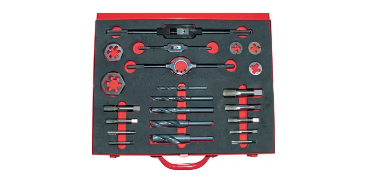 BSP(F) 22-PCE HSS THREADING SETIN CASE