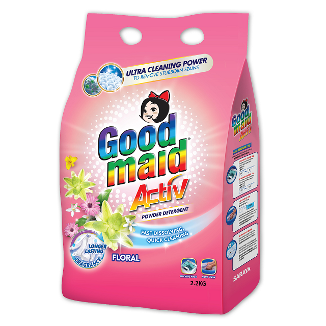 GOODMAID ACTIV Powder Detergent 2.2kg - Floral
