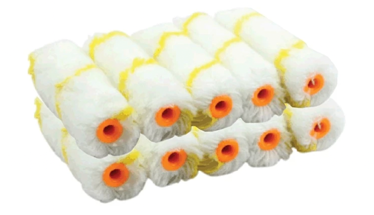 {10PCS} 4 Inch 4" High Quality Paint Roller Refill /Roller Cat Dinding / Paint Brush Roller