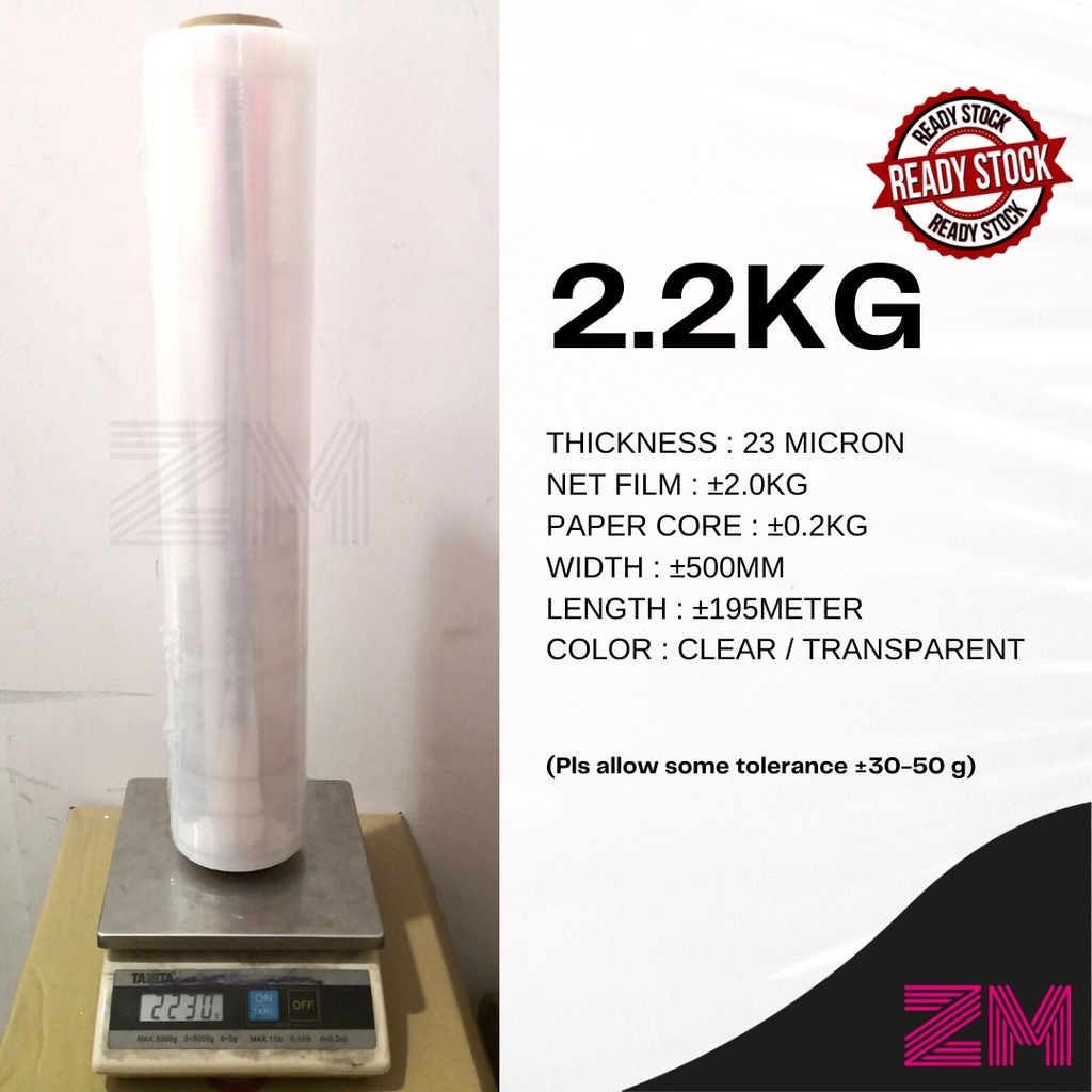 Stretch Film 2.2kg x 23micron