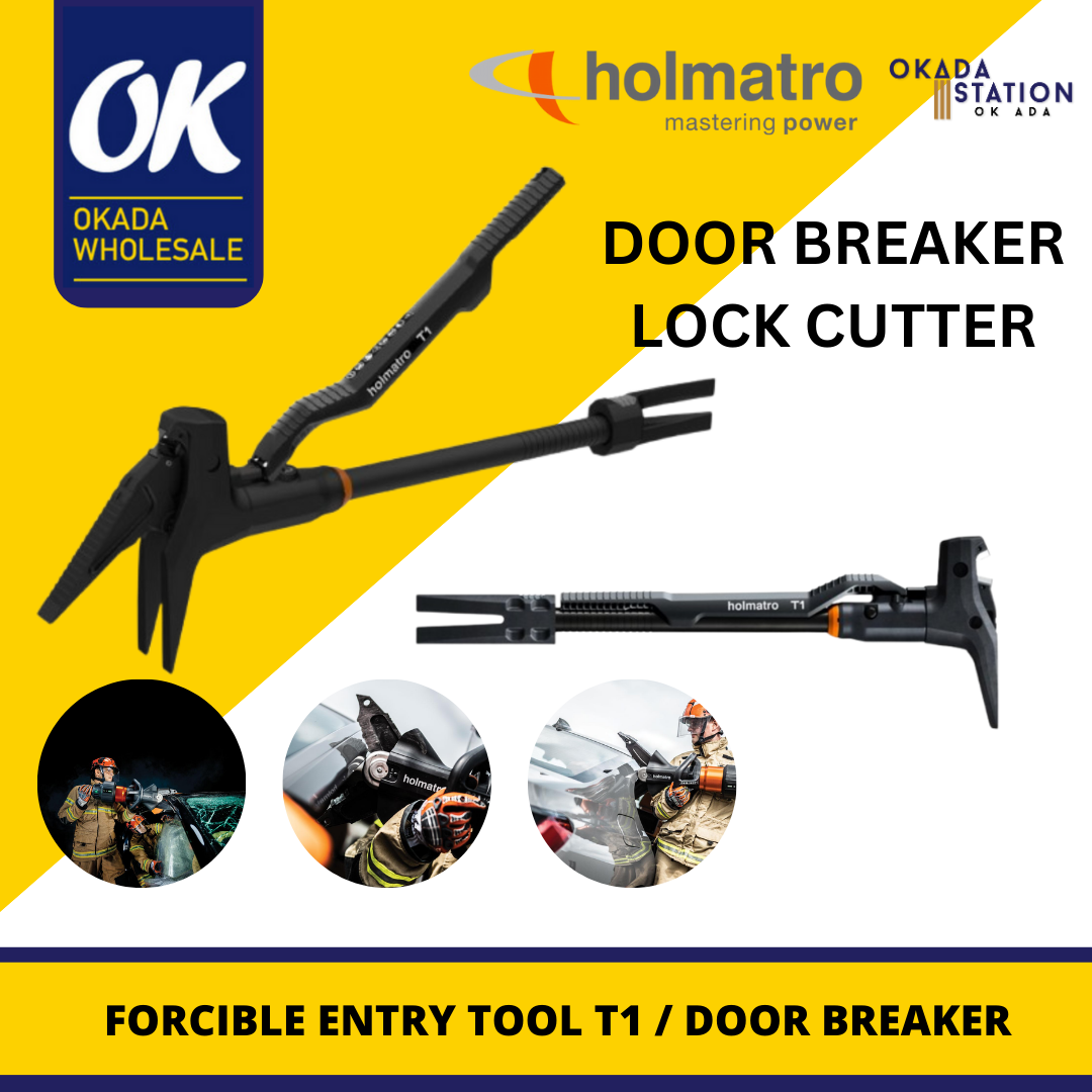 Holmatro Forcible Entry Tool T1 / Door Breaker / Crowbar / Metal Cutter / Halligan Tool