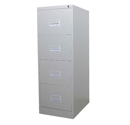 QS 4 DRAWER STEEL FILING CABINET S106