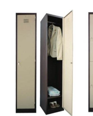 Single compartment steel locker size: 381W X 381D X 1828H) ST-1D15