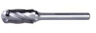 Temo Carbide Burr - C1225 8mm Shank Aluma Cut Cylindrical Ball Nose