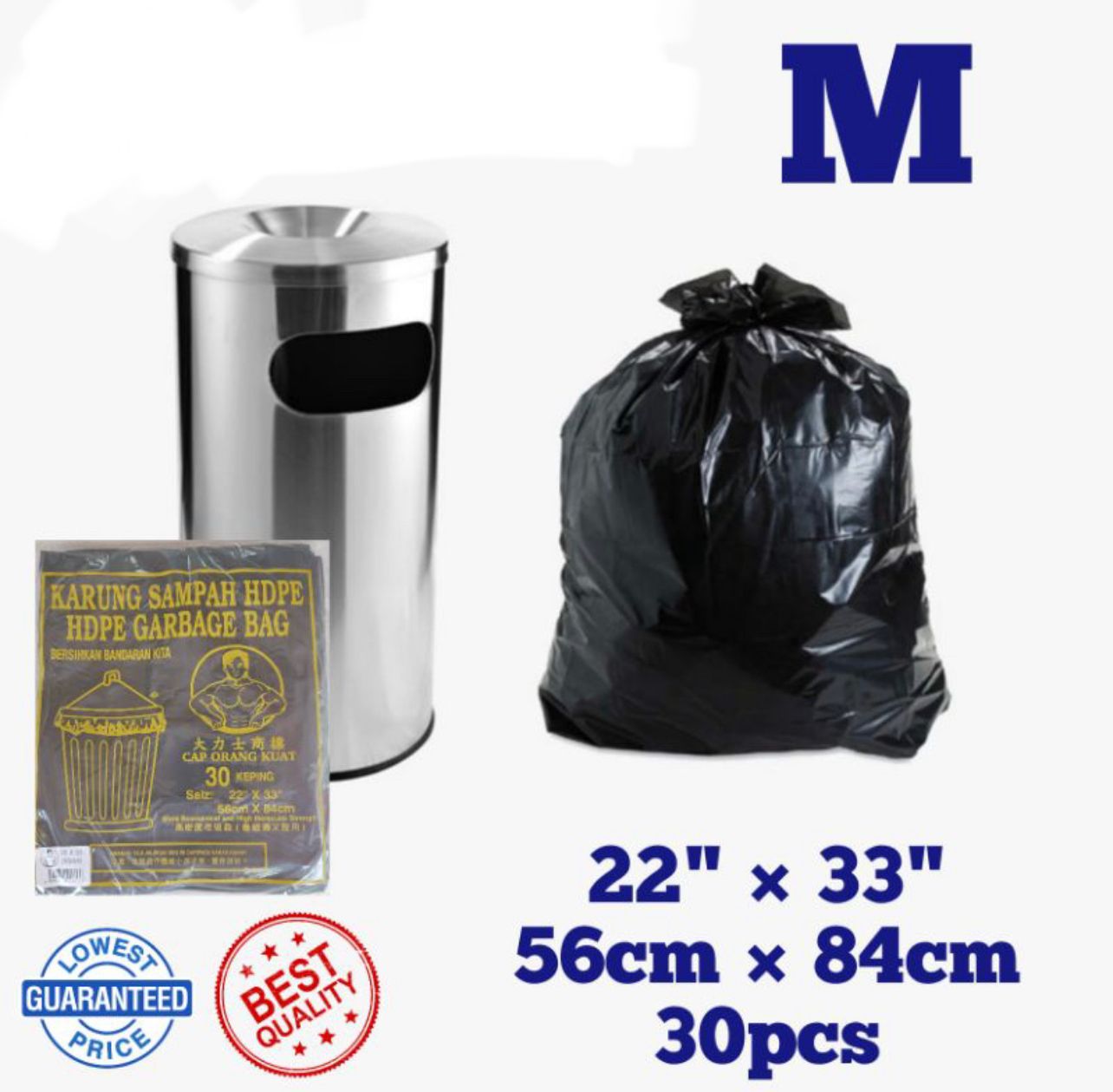 NA Plastik bag sampah / garbage bag M size