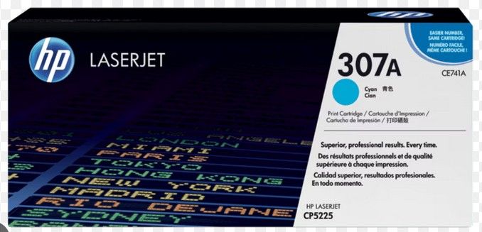 GC Compatible Toner HP Color Laser CE741A (307A) - Cyan