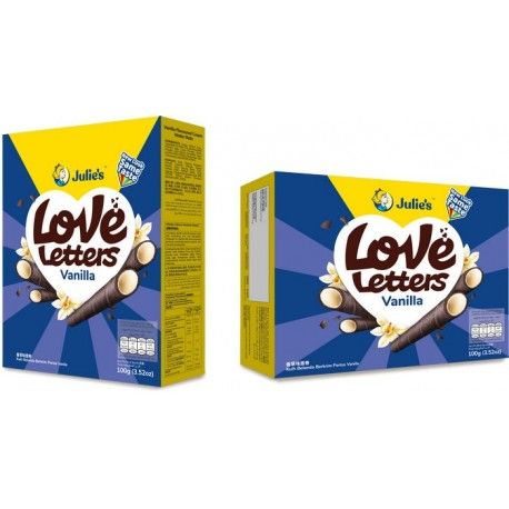 Julie's Love Letters Vanilla 100g