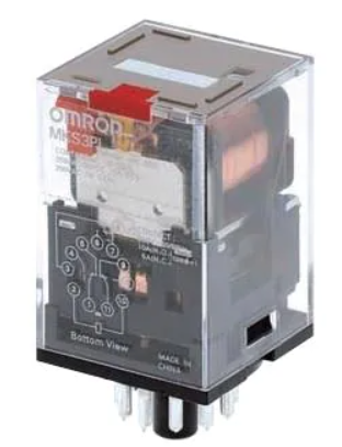 Omron MKS3P 110Vdc Auxiliary Relay & Omron PF113A-E Auxiliary Relay Base