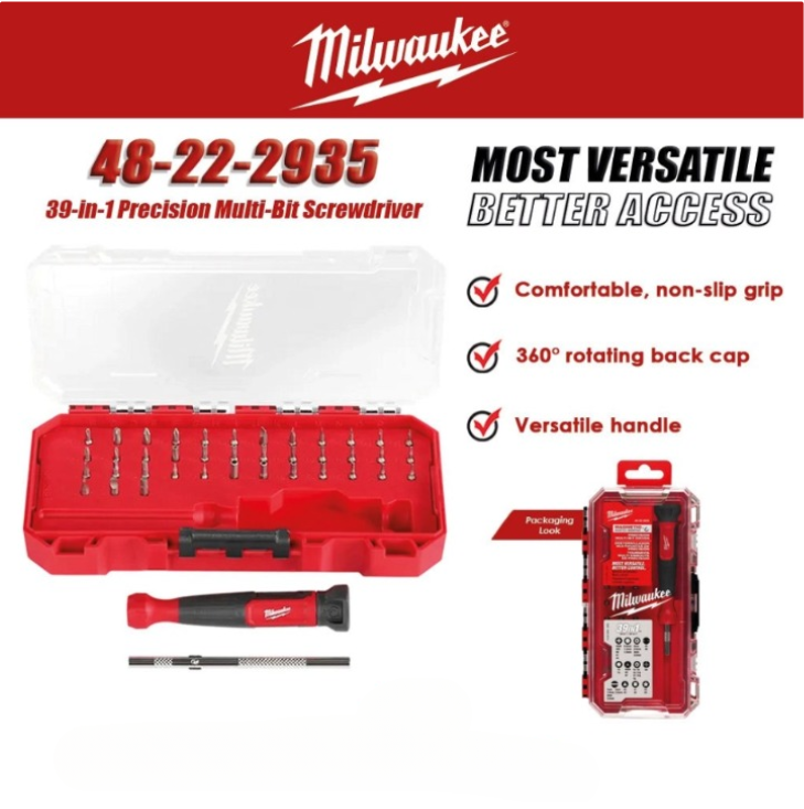 MILWAUKEE 48-22-2935 (39-IN-1) PRECISION MULTI-BIT SCREWDRIVER SET