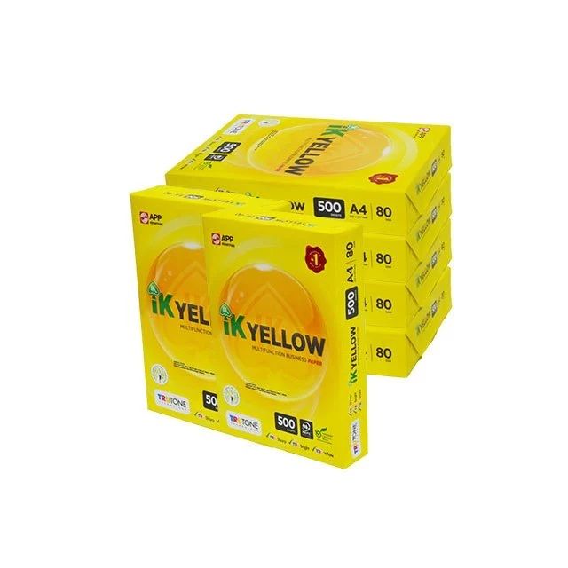 IK Yellow A4 Paper 80gsm | 500 - 2500 sheets | Reams & Cartons