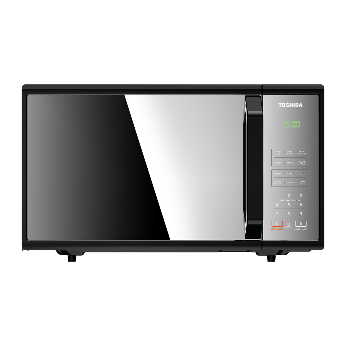 Toshiba Microwave Oven 25L, Capacity MM-EM25PF(BM)