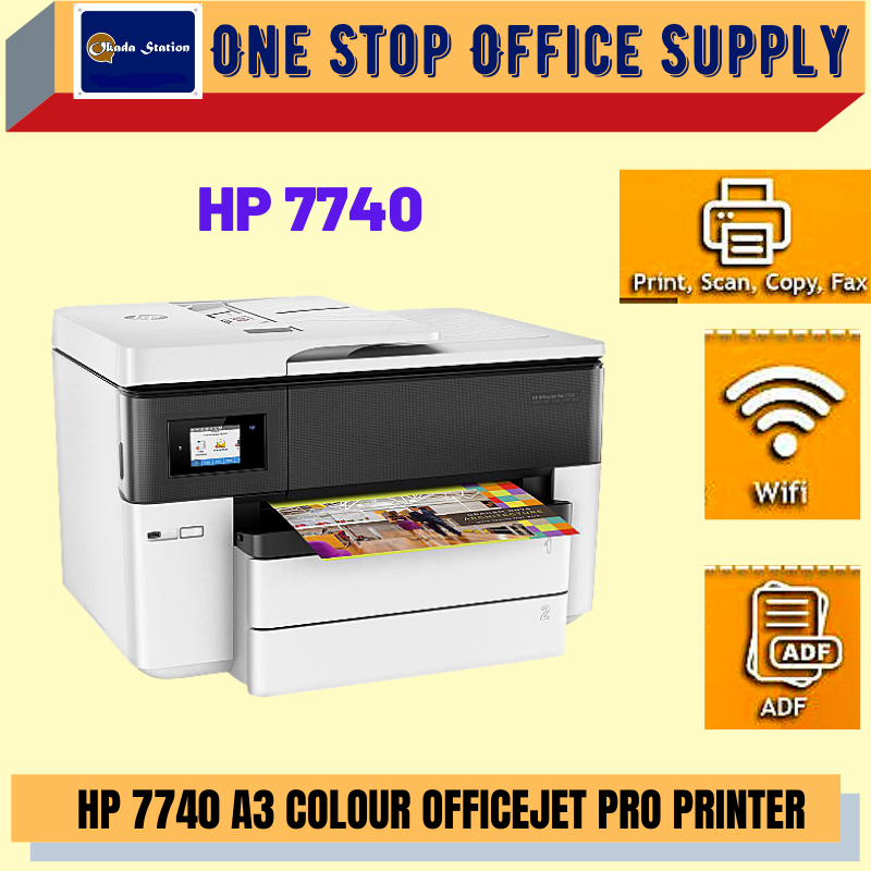 HP 7740 A3 COLOUR OFFICEJET PRO PRINTER/ HP/PRINTER/#7740