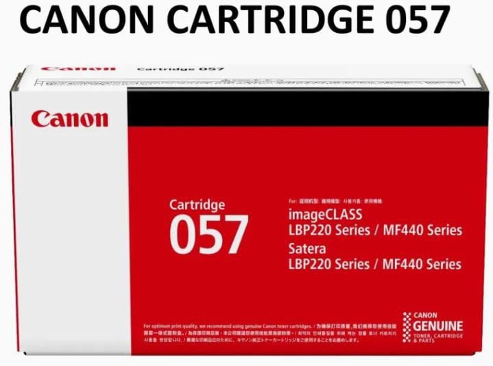 Canon Cartridge 057 Original Laser Toner (Black) for image class LBP 220 series / MF 440 series (3100 PG)