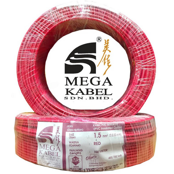 SE SETIA ELECTRIC 1.5MM 1 /METER CABLE RED
