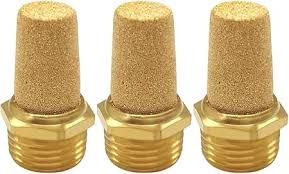LONG Brass Silencer Air Compressor Silent Brass Exhaust Flat Long Adjustable Muffler Air Gas Pneumatic Fittings