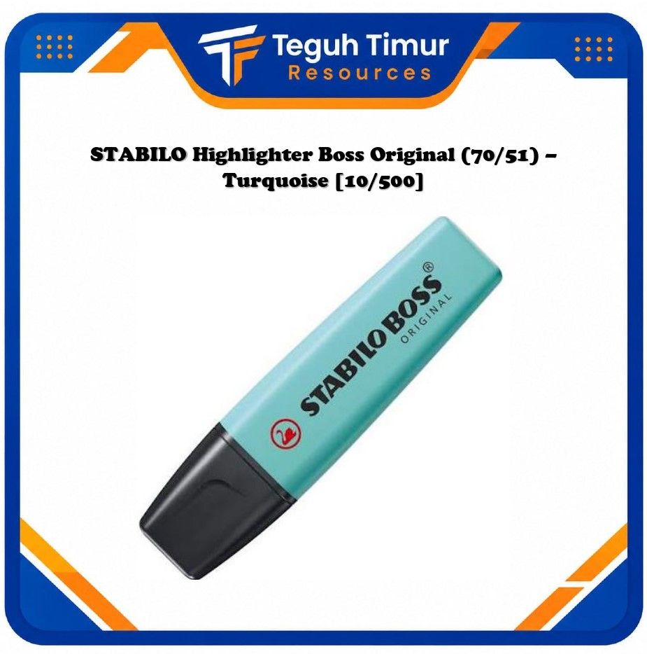 Highlighter Boss - Original ( 70/51 ) - Turquoise [10/500]